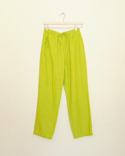 Citron Silk Pants