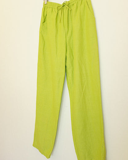 Citron Silk Pants