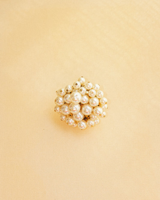 Pearl Cluster Ring