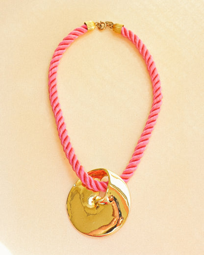 Disc Pendant Necklace
