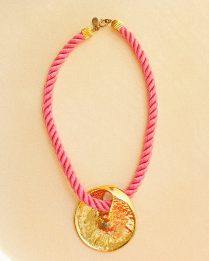 Disc Pendant Necklace