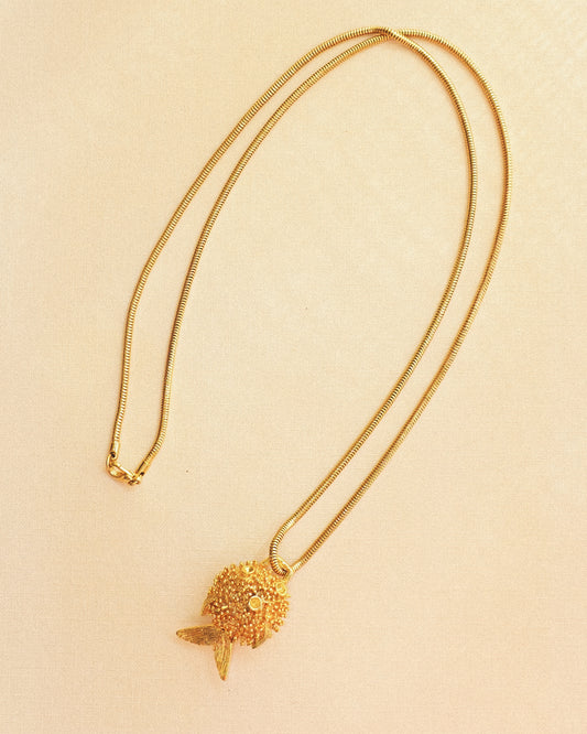 Pufferfish Pendant Necklace