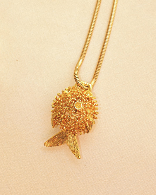 Pufferfish Pendant Necklace
