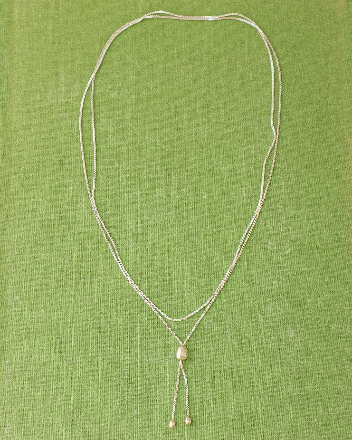 Infinity Bolo Necklace - Silver