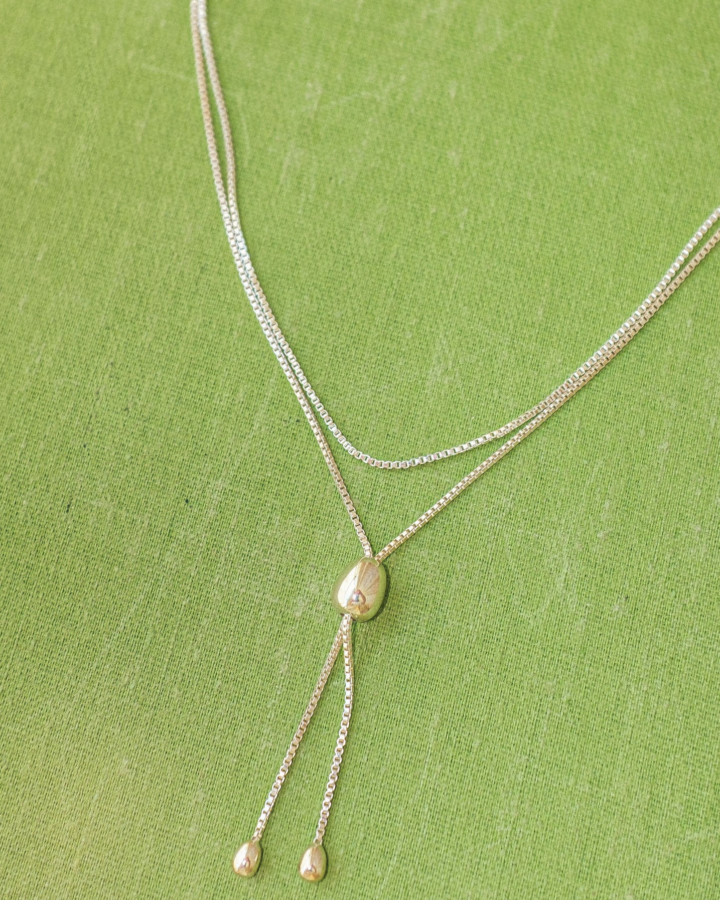 Infinity Bolo Necklace - Silver