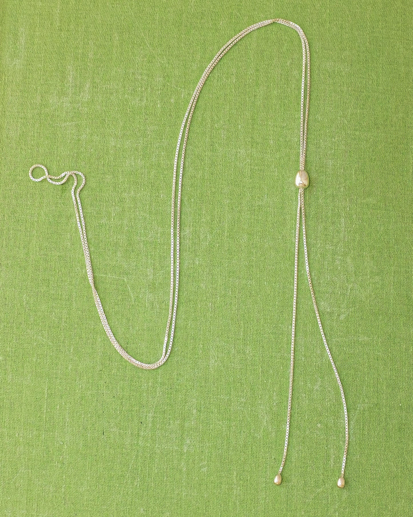Infinity Bolo Necklace - Silver