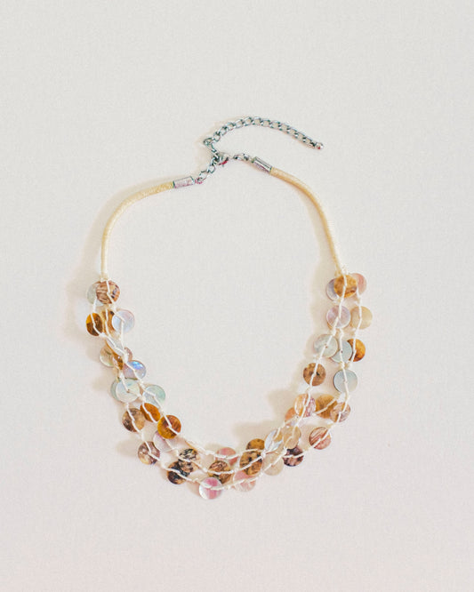 Shell Sequin Necklace