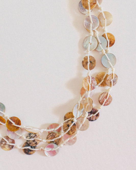 Shell Sequin Necklace