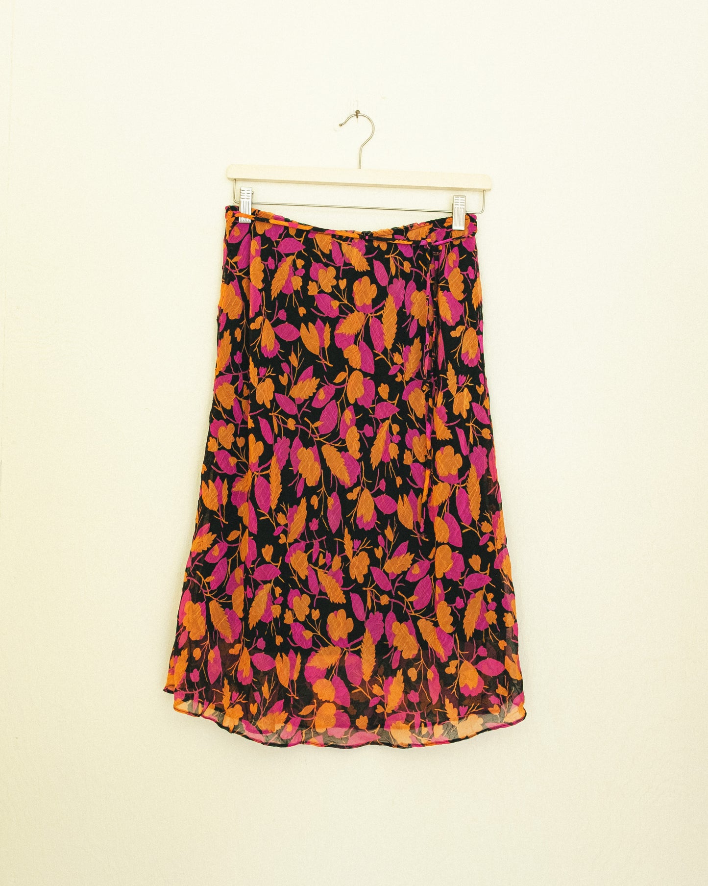 Summer Leaf Crinkle Skirt