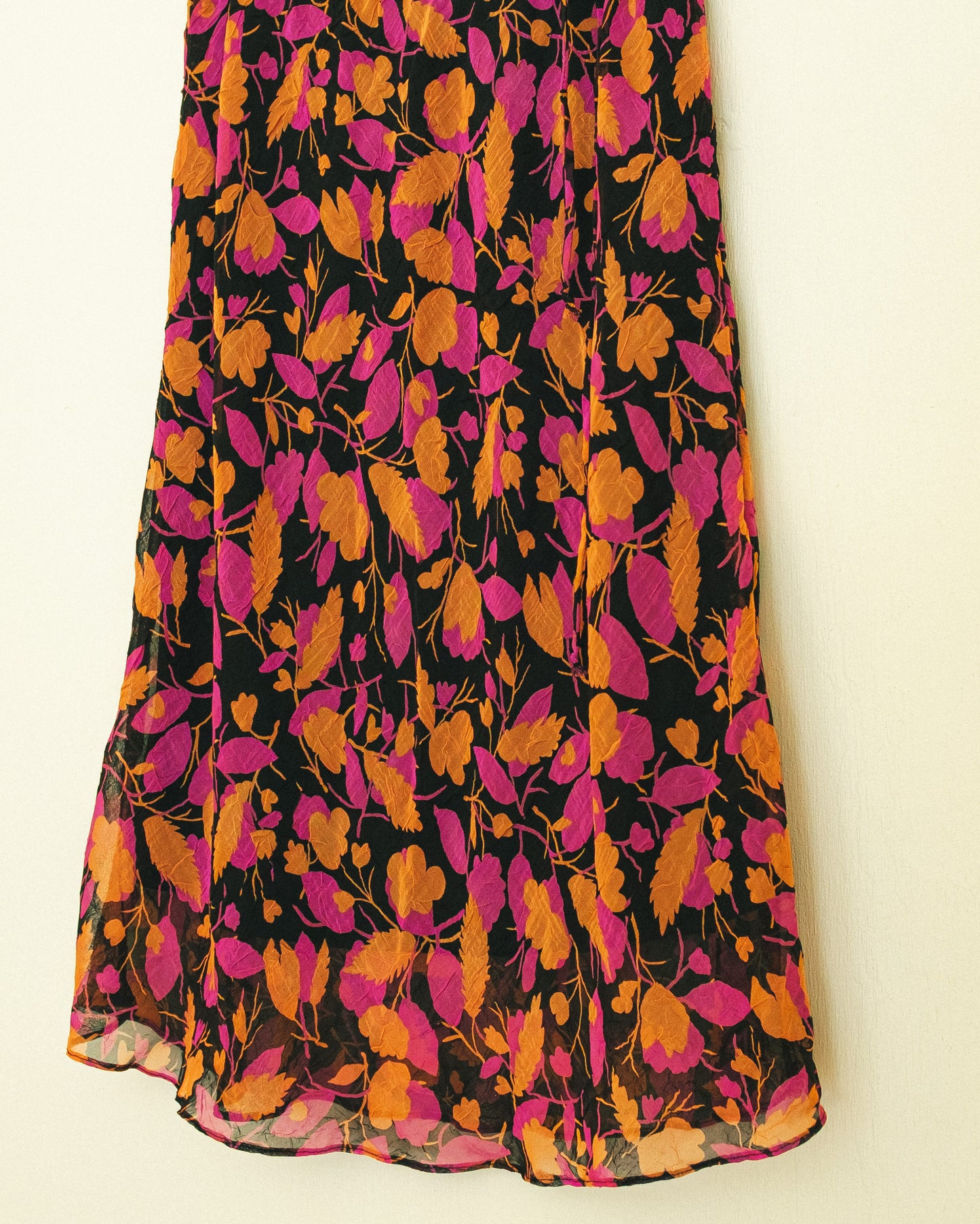 Summer Leaf Crinkle Skirt
