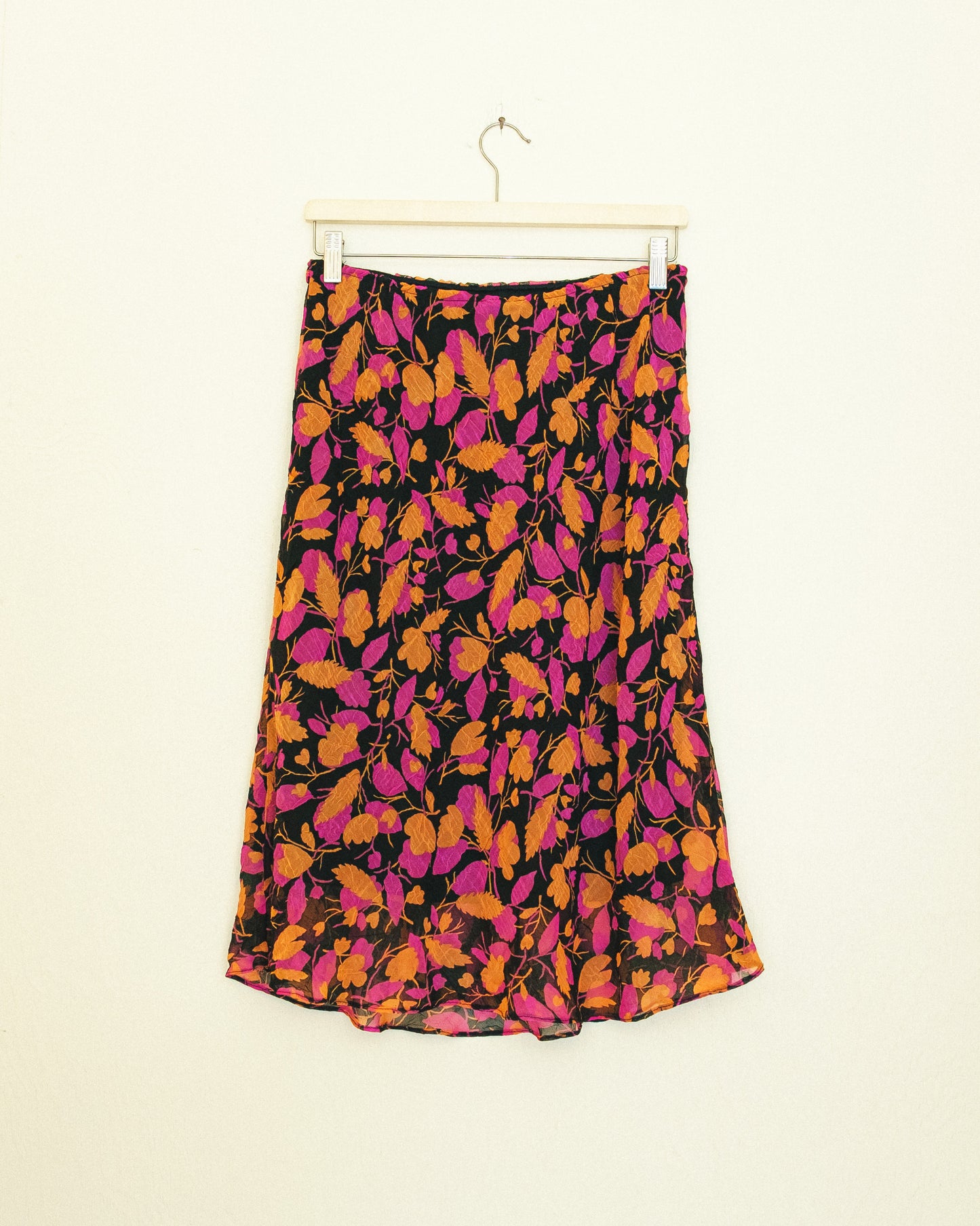 Summer Leaf Crinkle Skirt