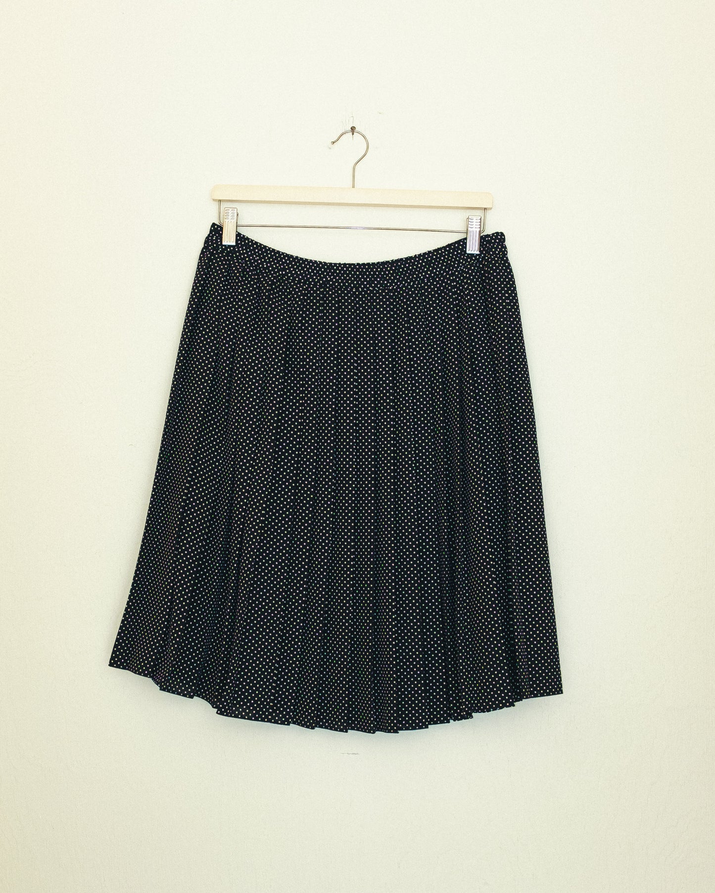 Polka Dot Pleat Skirt