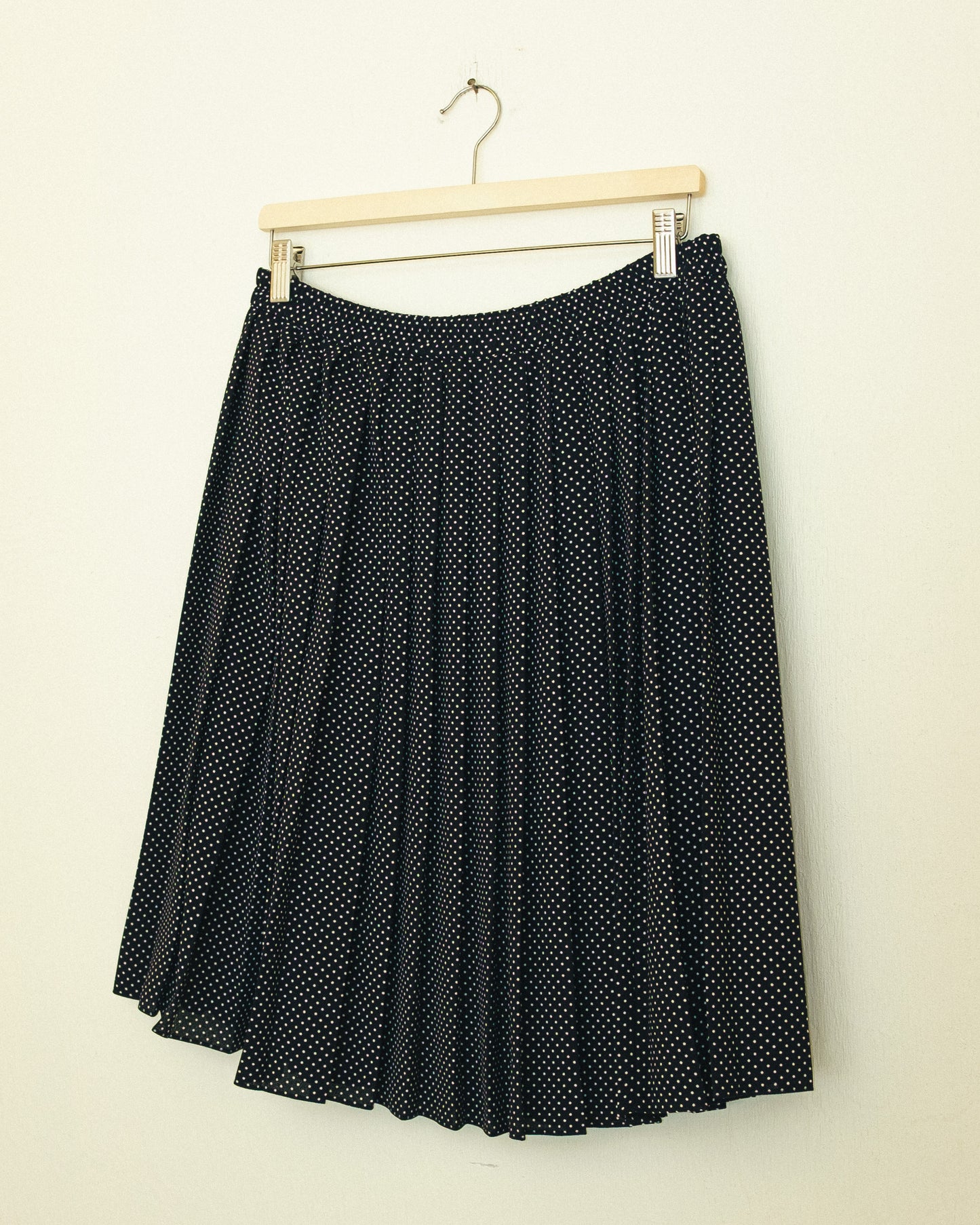 Polka Dot Pleat Skirt