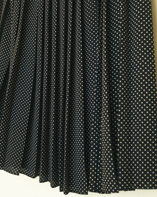 Polka Dot Pleat Skirt