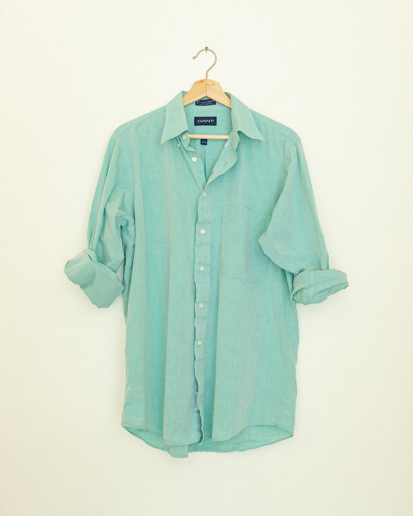 Boyfriend Button Up - GANT Sunwashed Sea