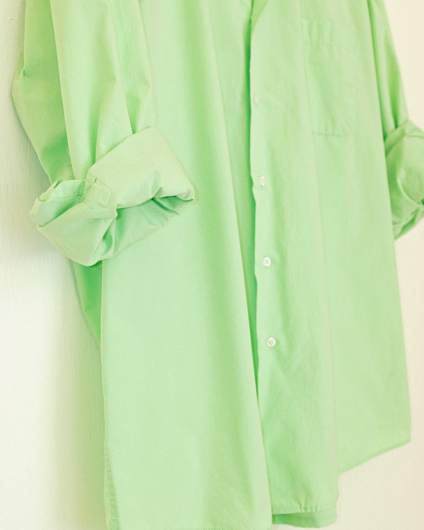 Boyfriend Button Up - Mint