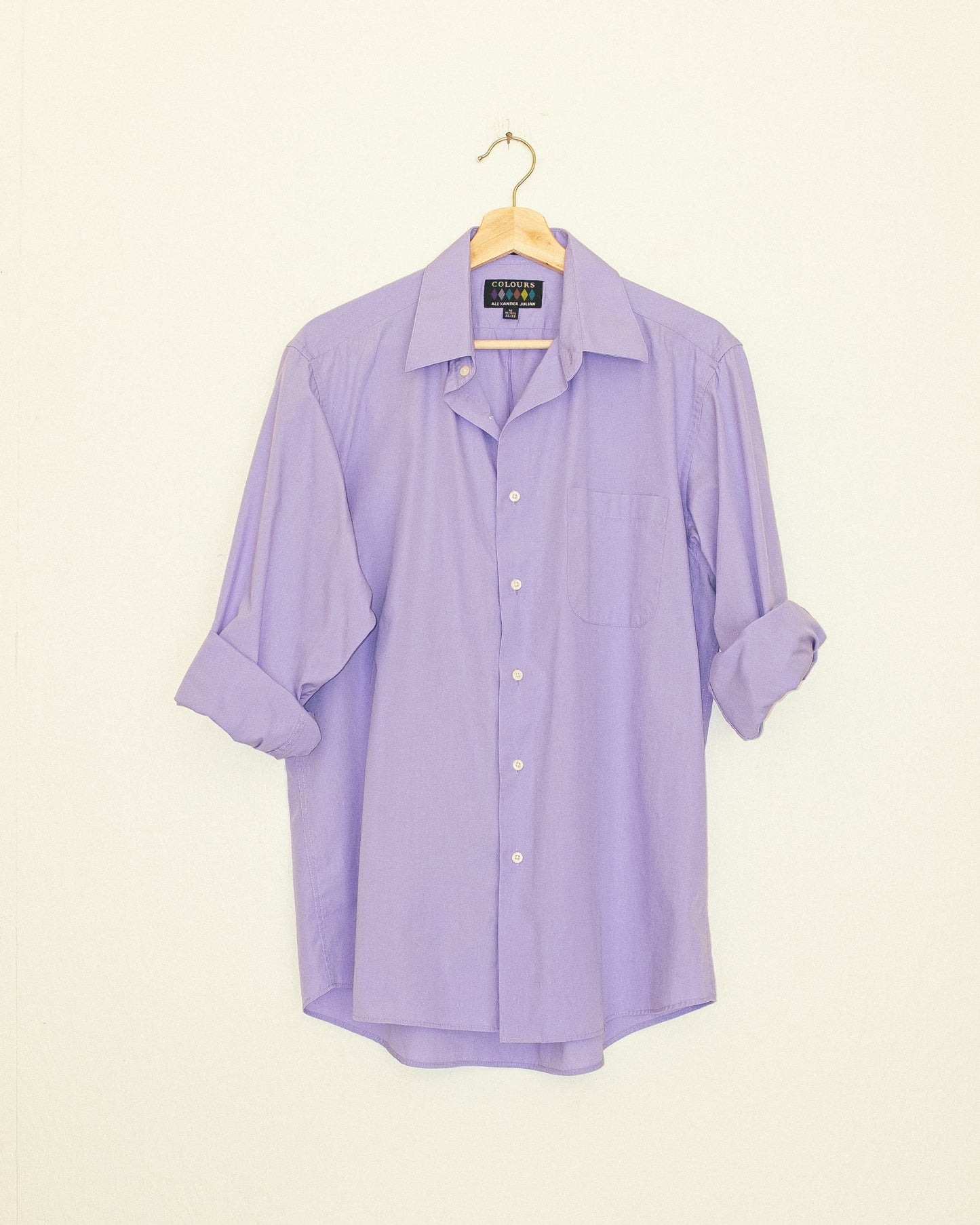 Boyfriend Button Up - Lavender