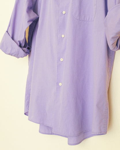Boyfriend Button Up - Lavender