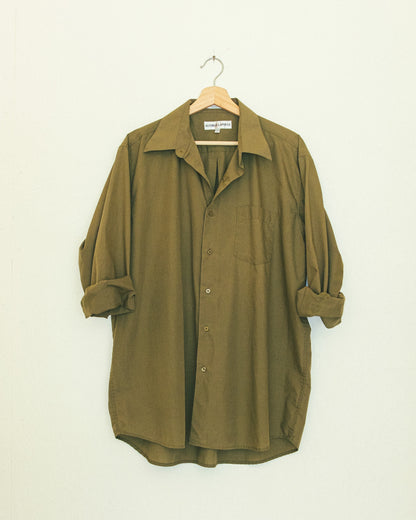 Boyfriend Button Up - Olive