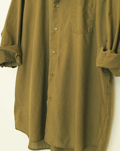 Boyfriend Button Up - Olive