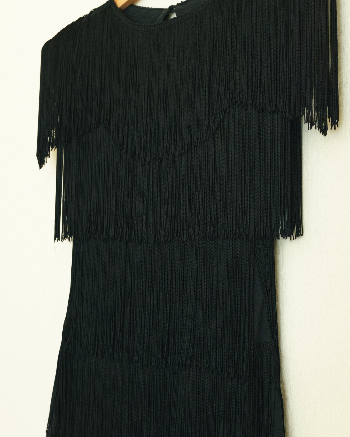 Fringe Little Black Dress