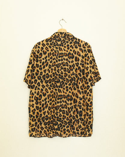 Leopard Silk Shirt