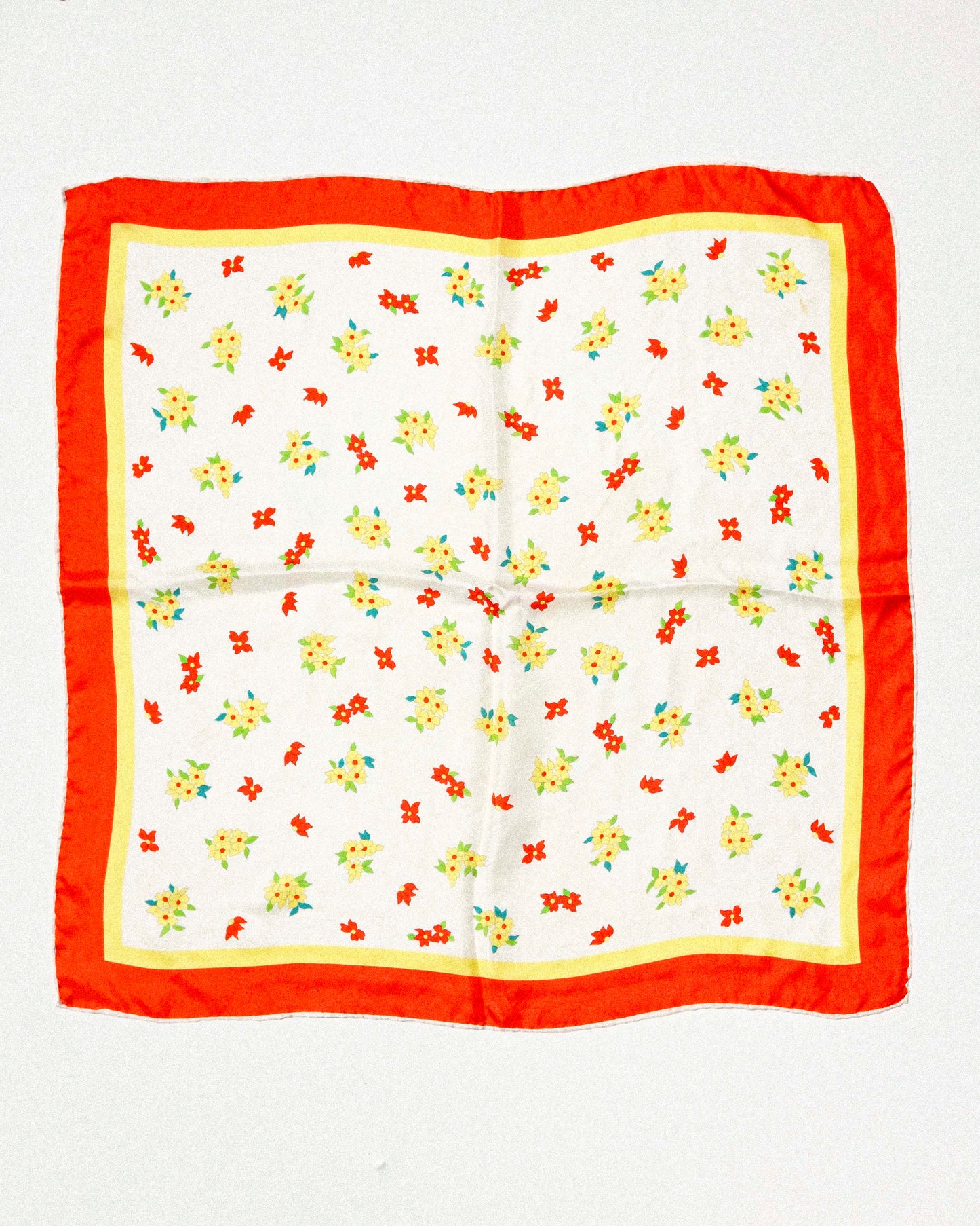 Lucky Flower Silk Bandana