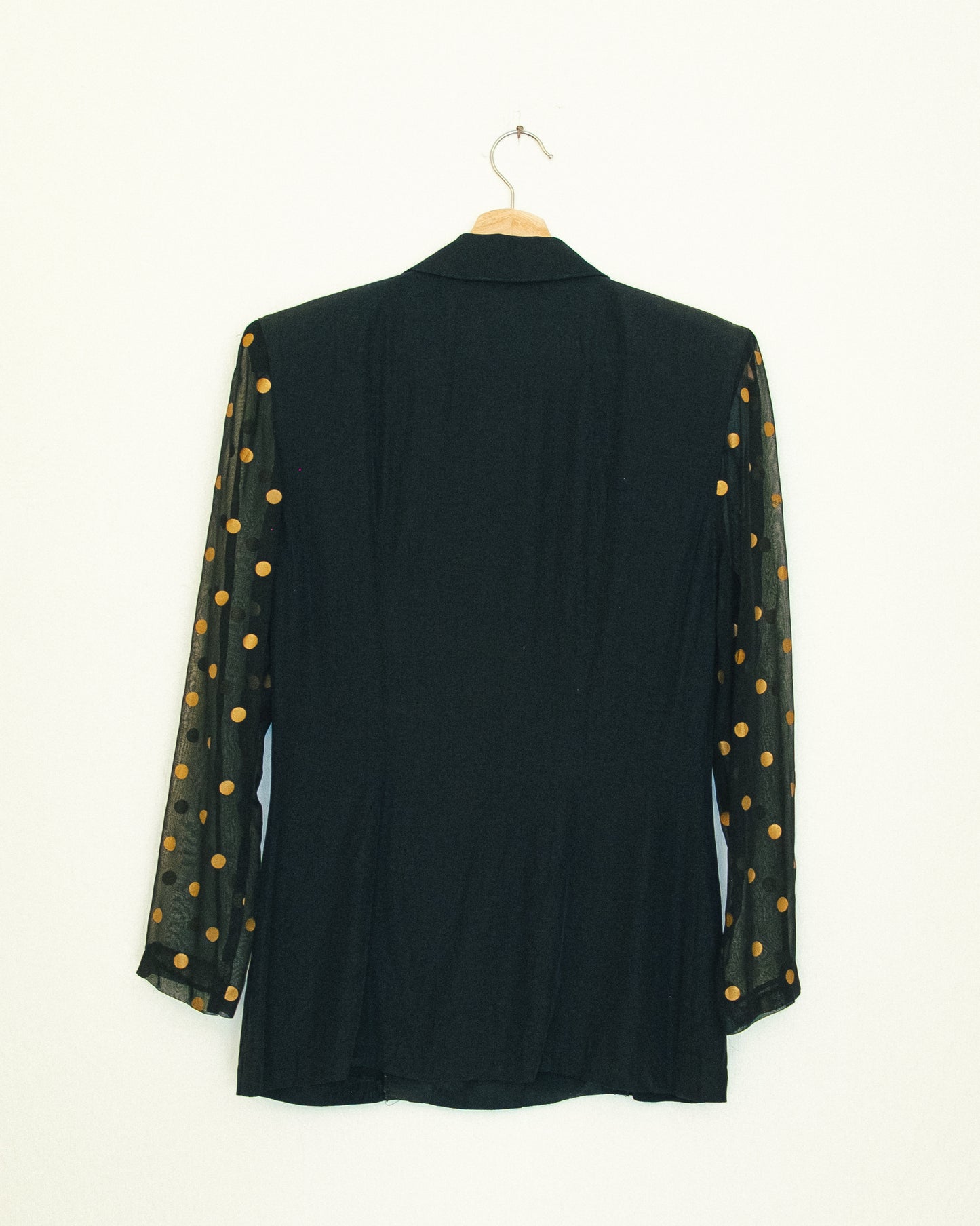 Dot Sleeve Blazer
