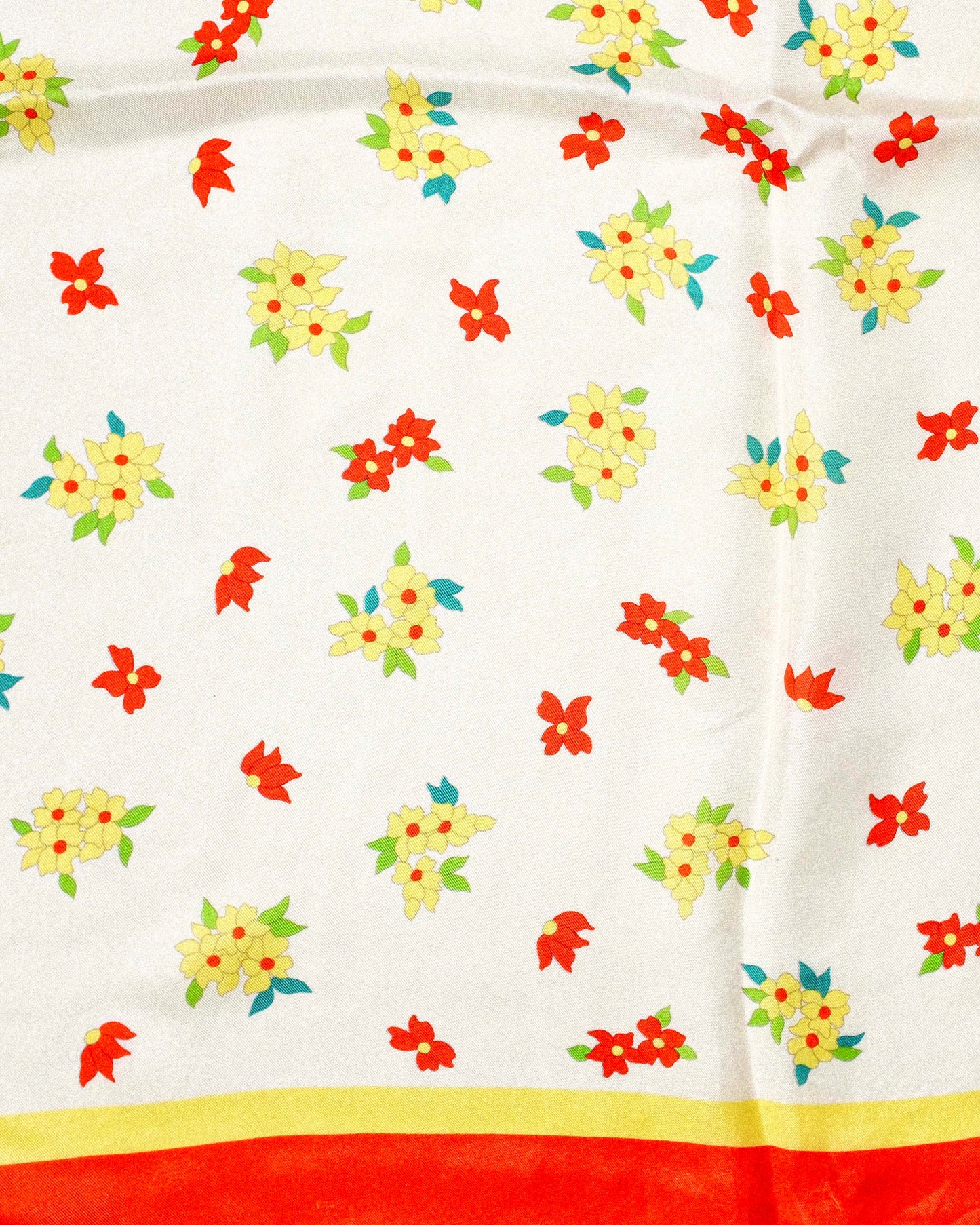 Lucky Flower Silk Bandana