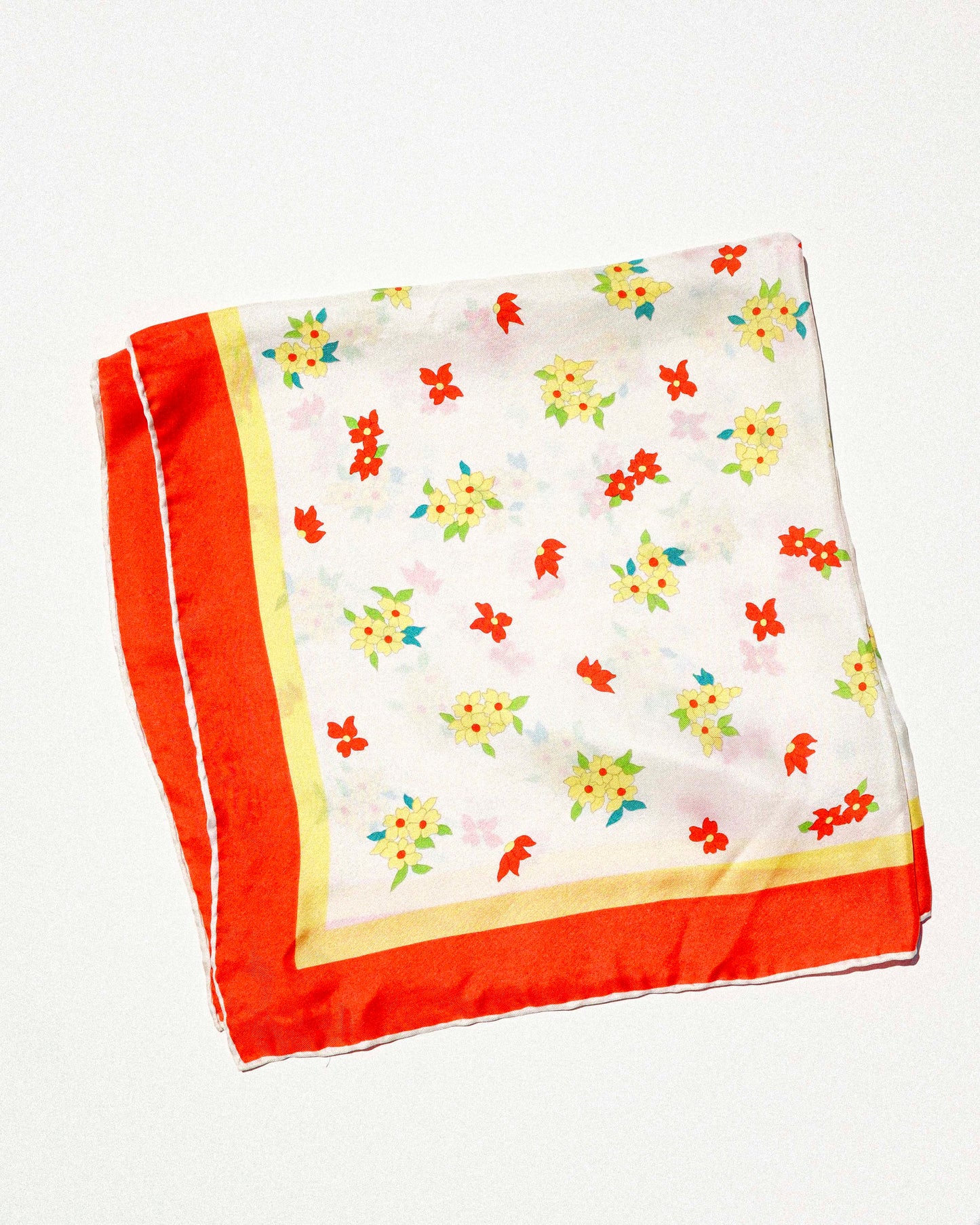 Lucky Flower Silk Bandana