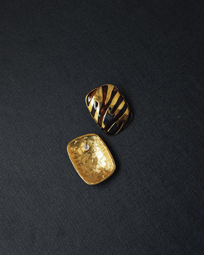 Resin Stripe Earrings