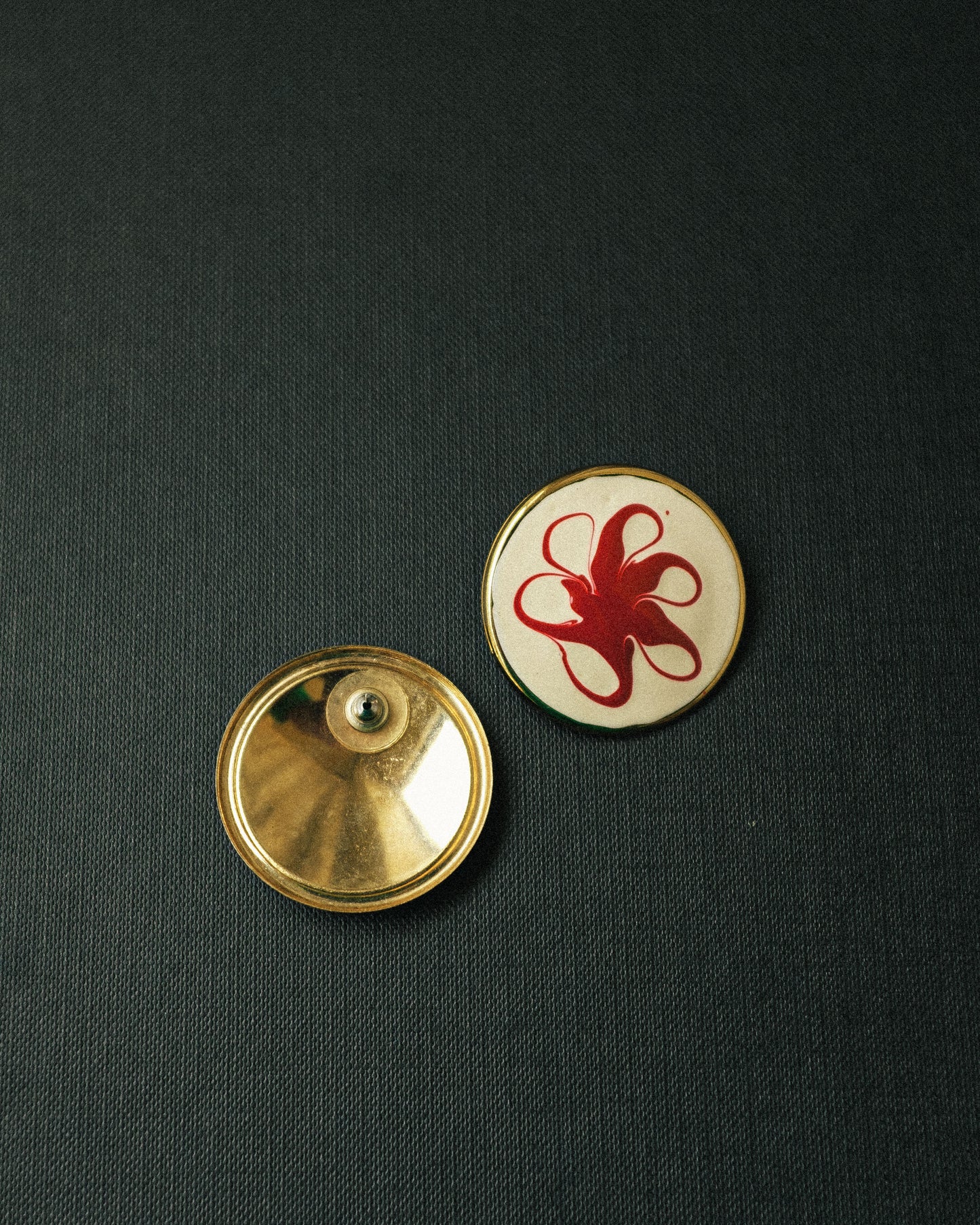 Swirl Enamel Earrings