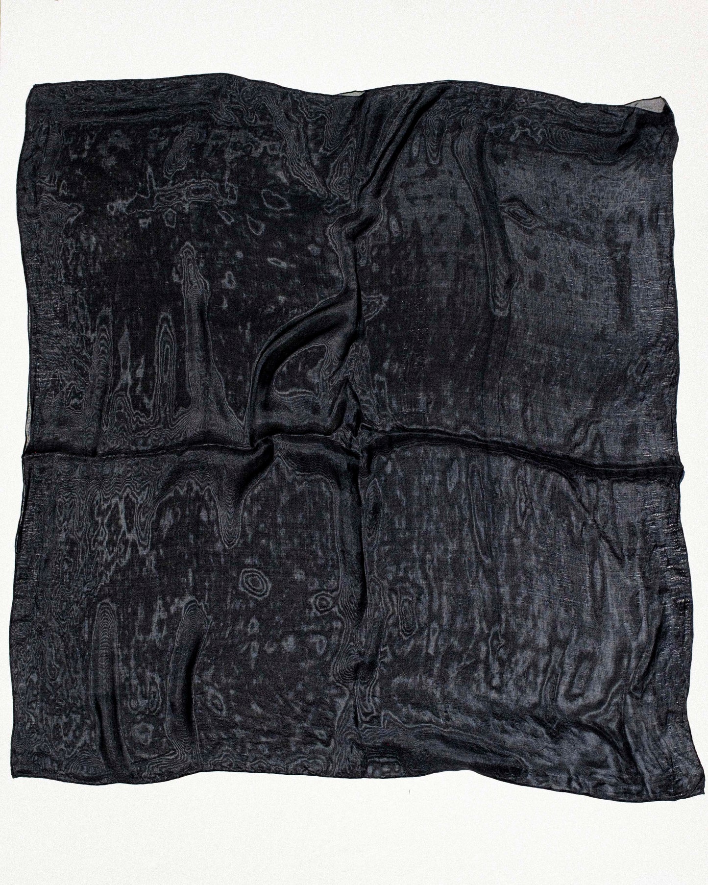 Onyx Silk Scarf