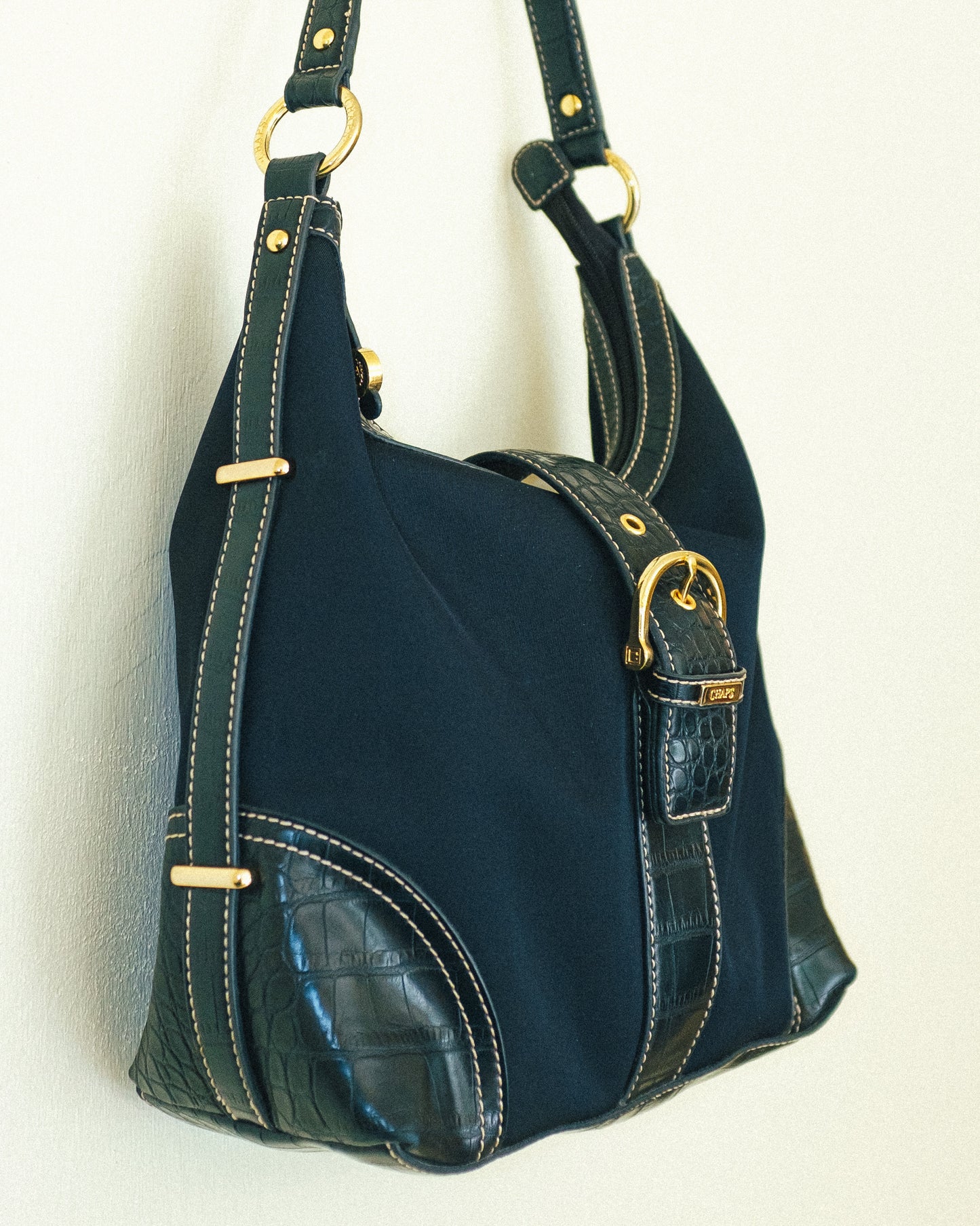 Chaps Nylon Buckle Bag