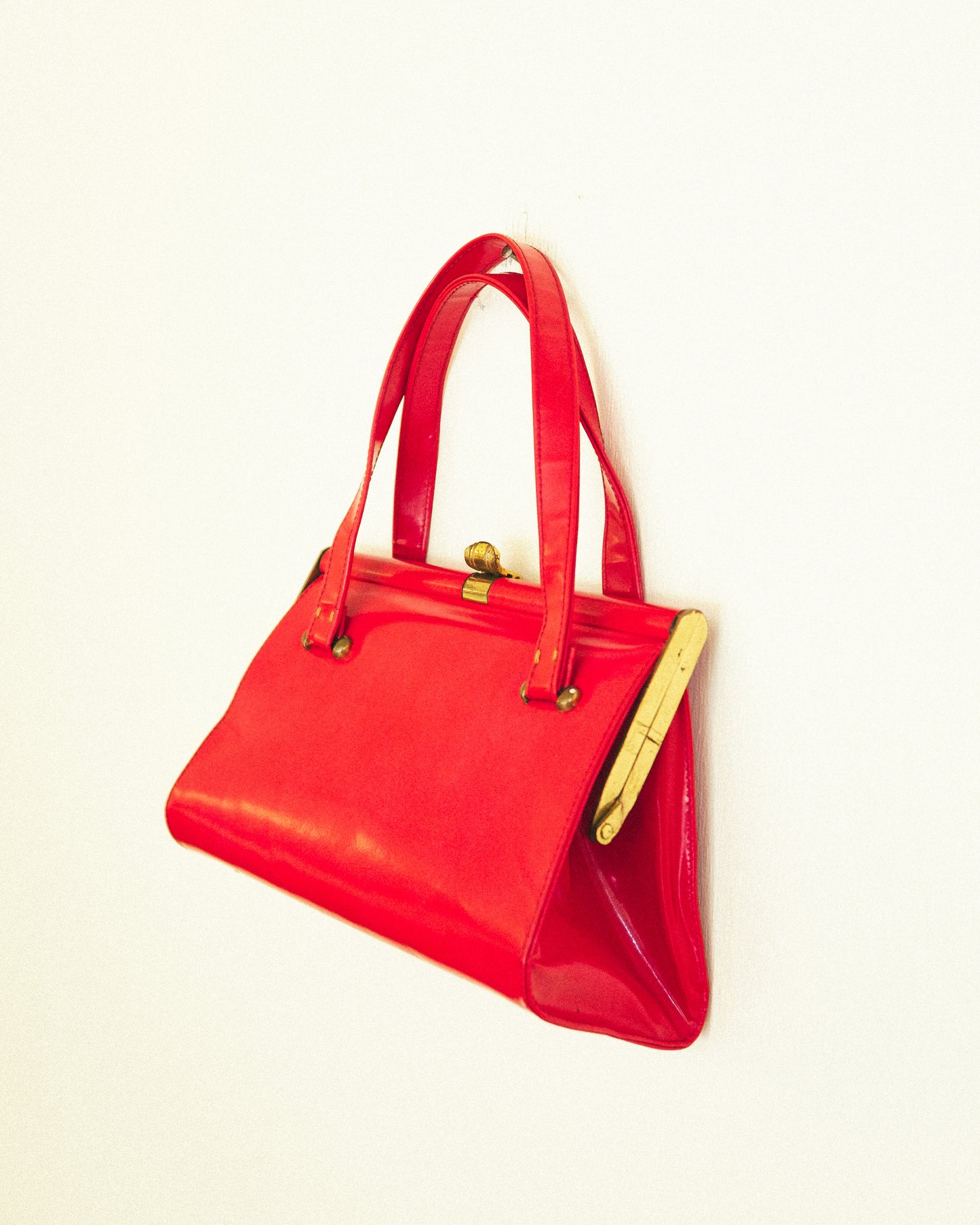 Cherry Vinyl Satchel