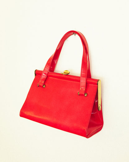 Cherry Vinyl Satchel