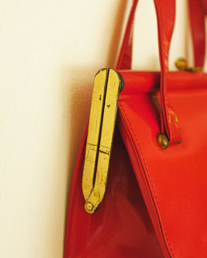 Cherry Vinyl Satchel