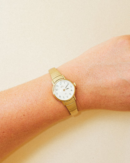 Carriage Gold Band Watch