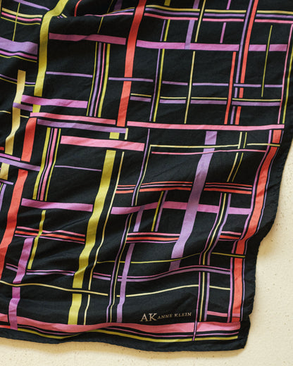Neon Pastels Silk Scarf