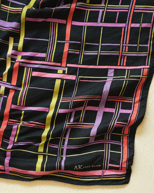 Neon Pastels Silk Scarf