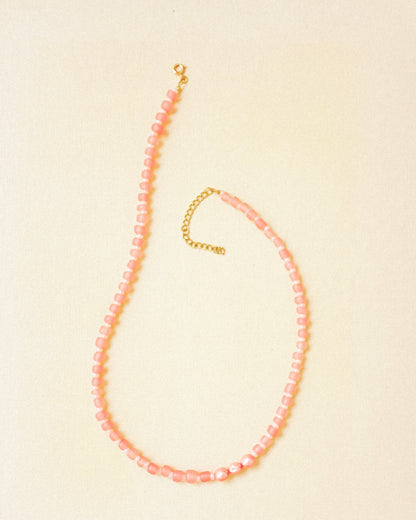 Pink Pearl Necklace