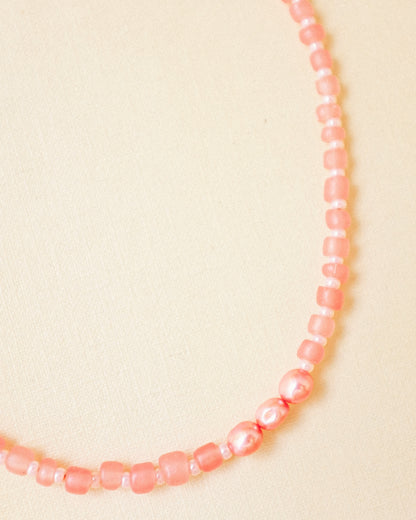 Pink Pearl Necklace