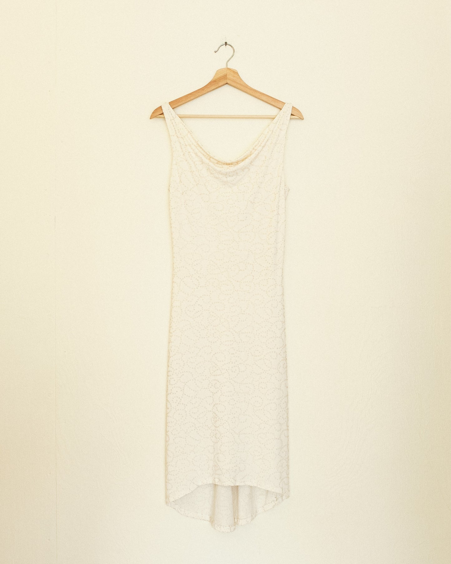 Creme Beaded Dress