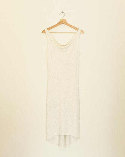 Creme Beaded Dress