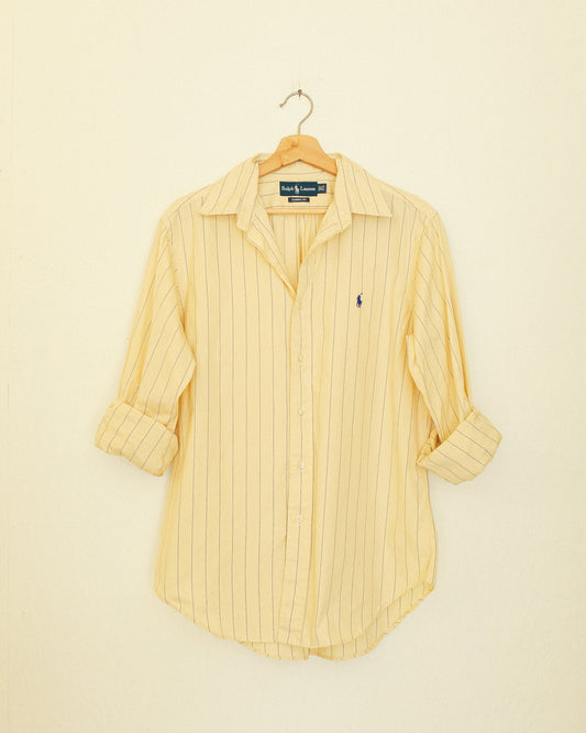 Boyfriend Button Up - Polo Stripe