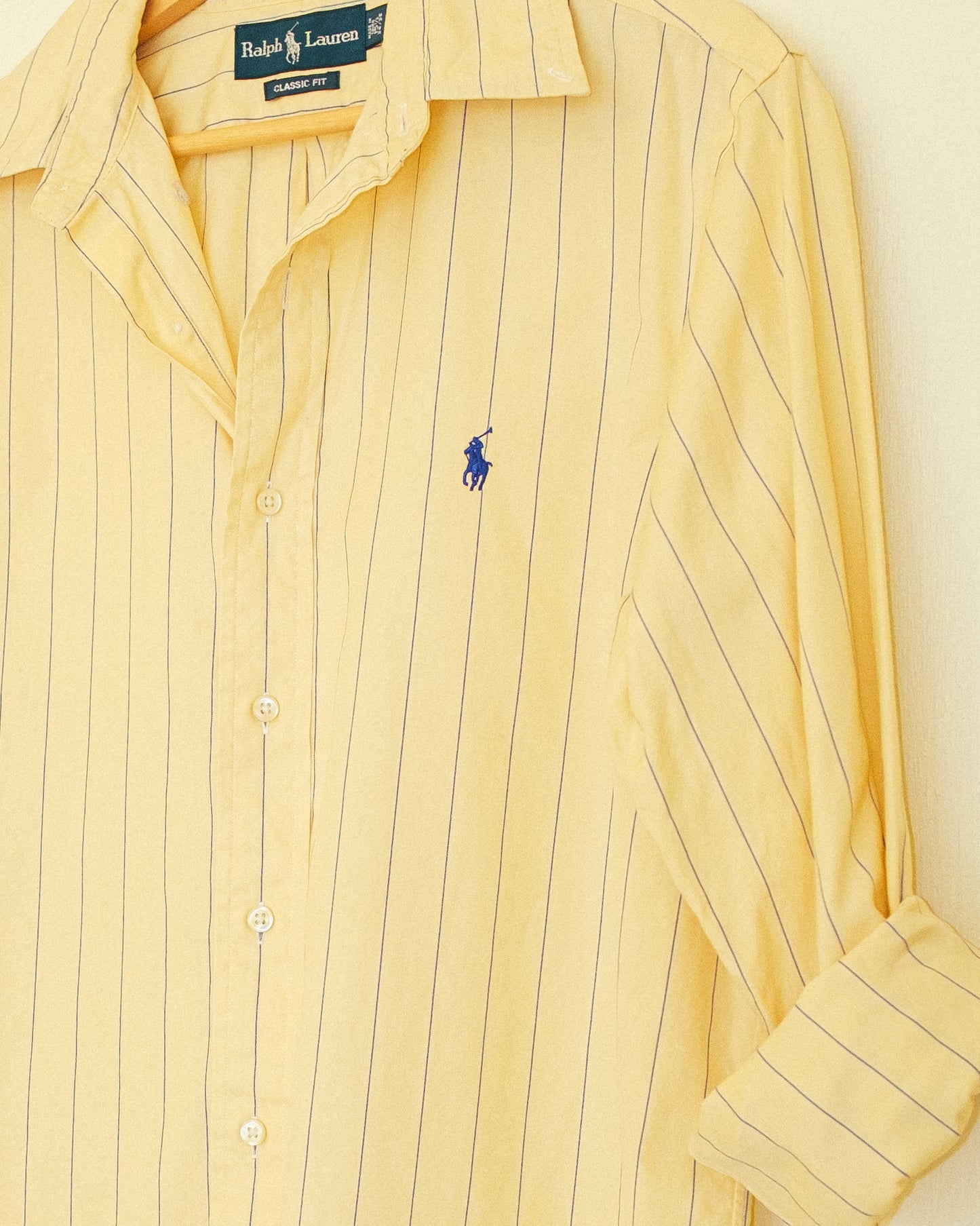 Boyfriend Button Up - Polo Stripe