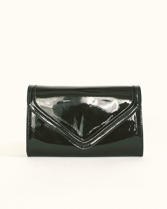 Glossy Envelope Clutch