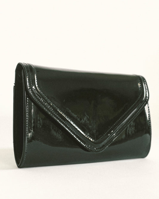 Glossy Envelope Clutch