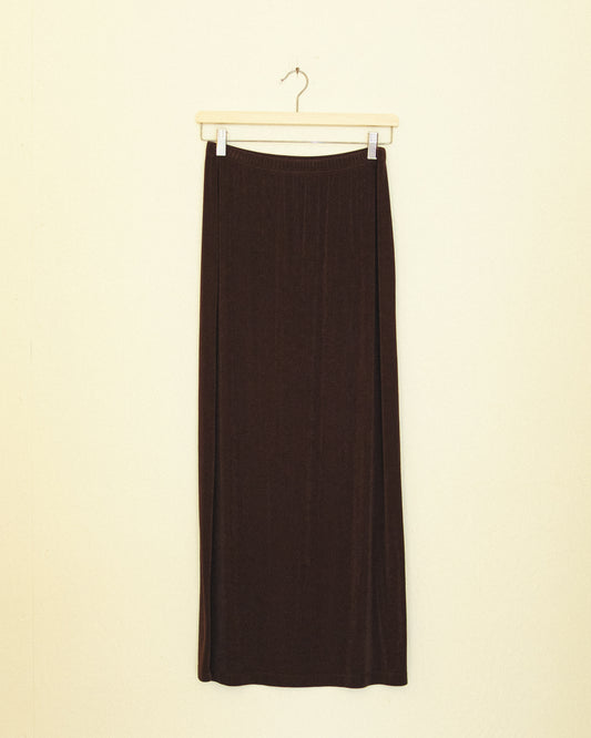Cocoa Slinky Skirt
