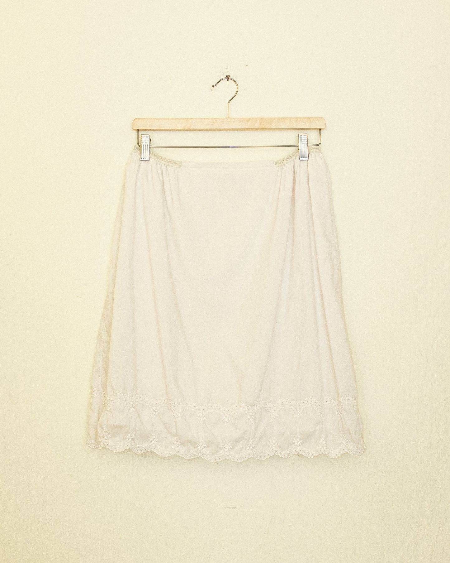 Eyelet Slip Skirt
